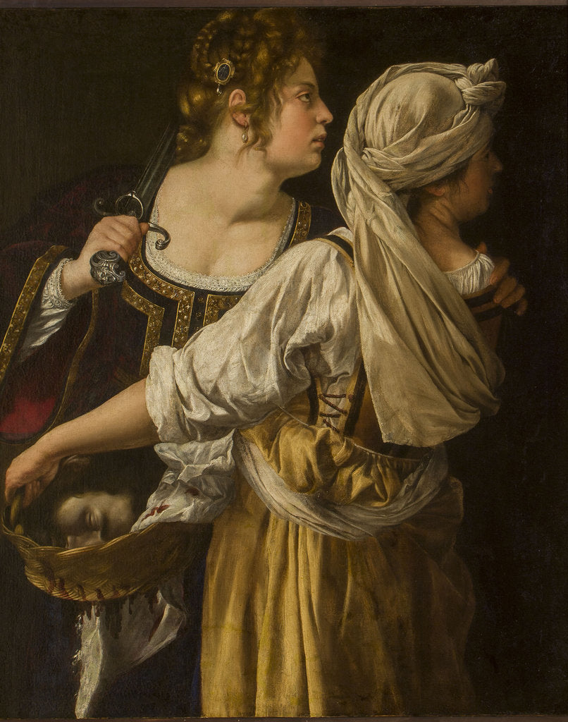 Detail of Judith and her maid Abra, ca 1613 by Anonymous