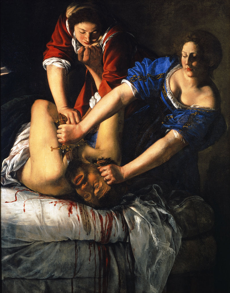 Detail of Judith Beheading Holofernes, 1617 by Anonymous