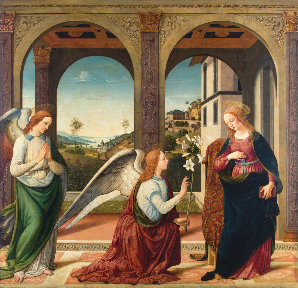 Detail of The Annunciation, c. 1505 by Anonymous