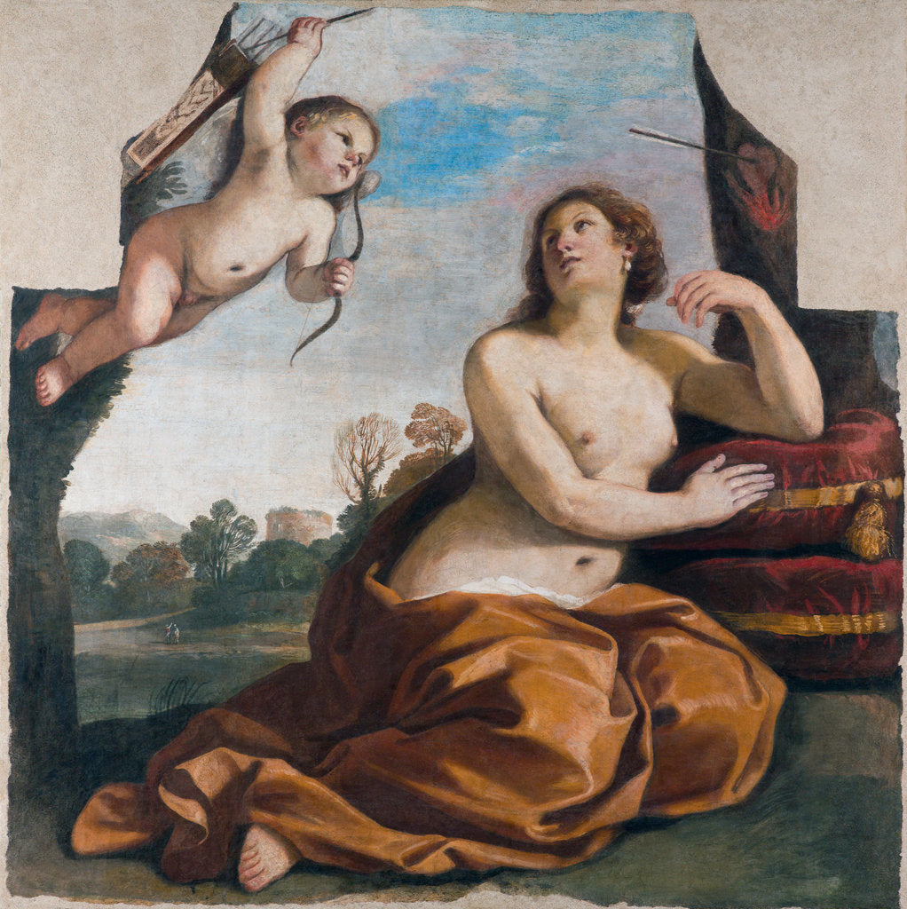 Detail of Venus and Amor, 1632 by Anonymous