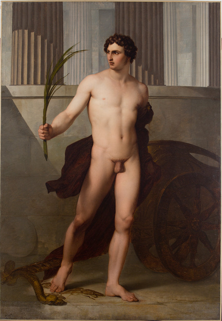 Detail of Triumphant Athlete, 1813 by Anonymous