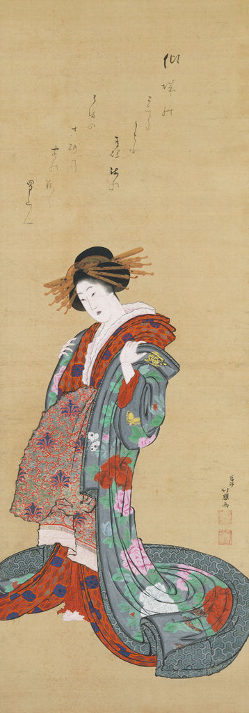Detail of Courtesan by Anonymous