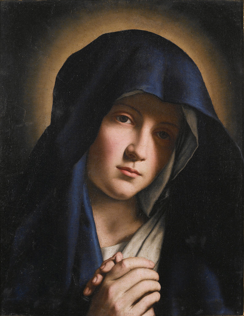 Detail of Madonna Orante by Anonymous