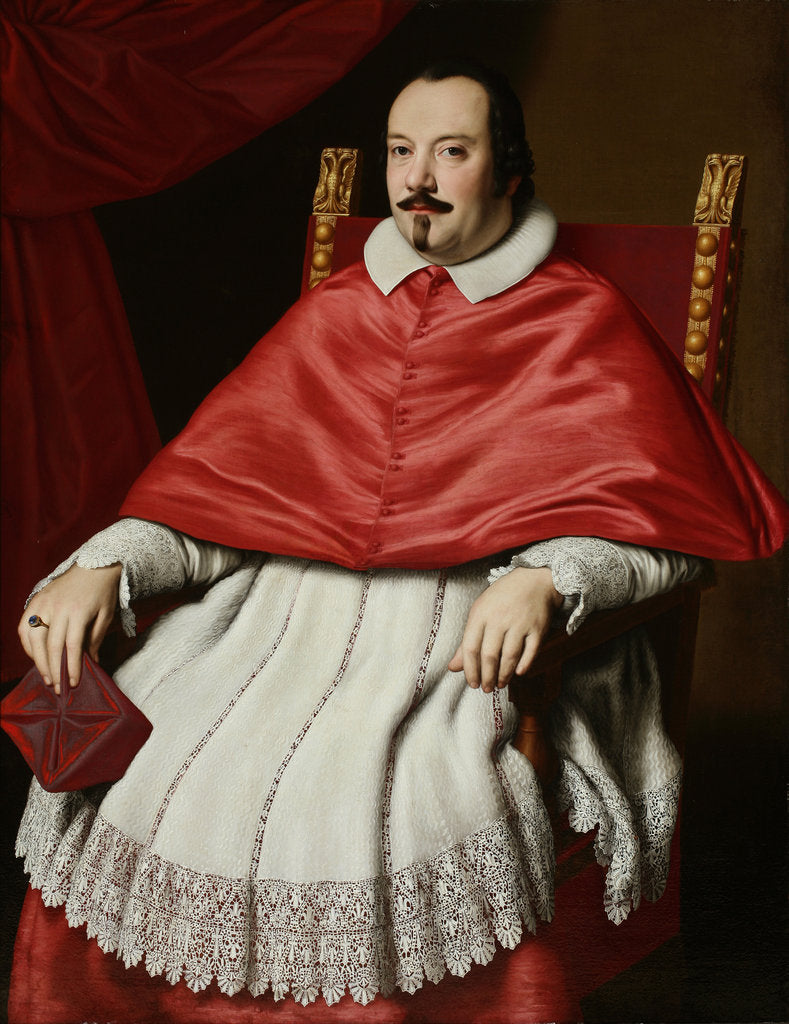 Detail of Portrait of Cardinal Pietro Ottoboni by Anonymous