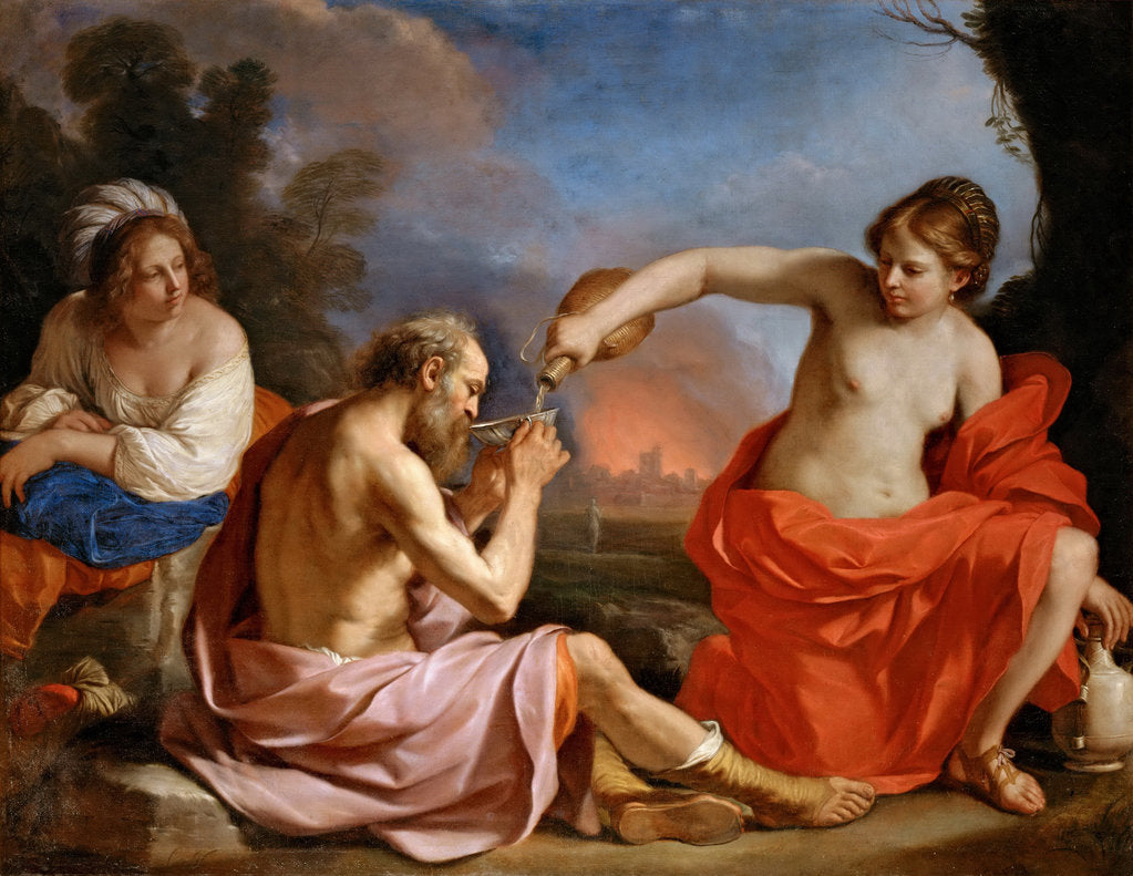 Detail of Lot and his Daughters, 1651 by Anonymous