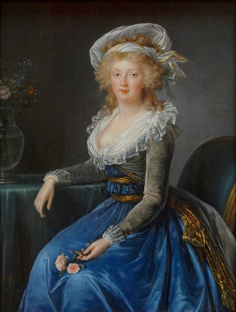 Detail of Portrait of Maria Theresa of Naples and Sicily, c. 1790 by Anonymous