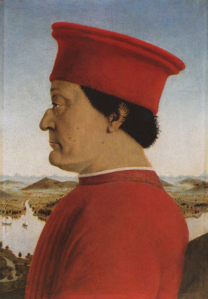 Portrait of the Duke Federico da Montefeltro, ca 1471-1472 by Anonymous