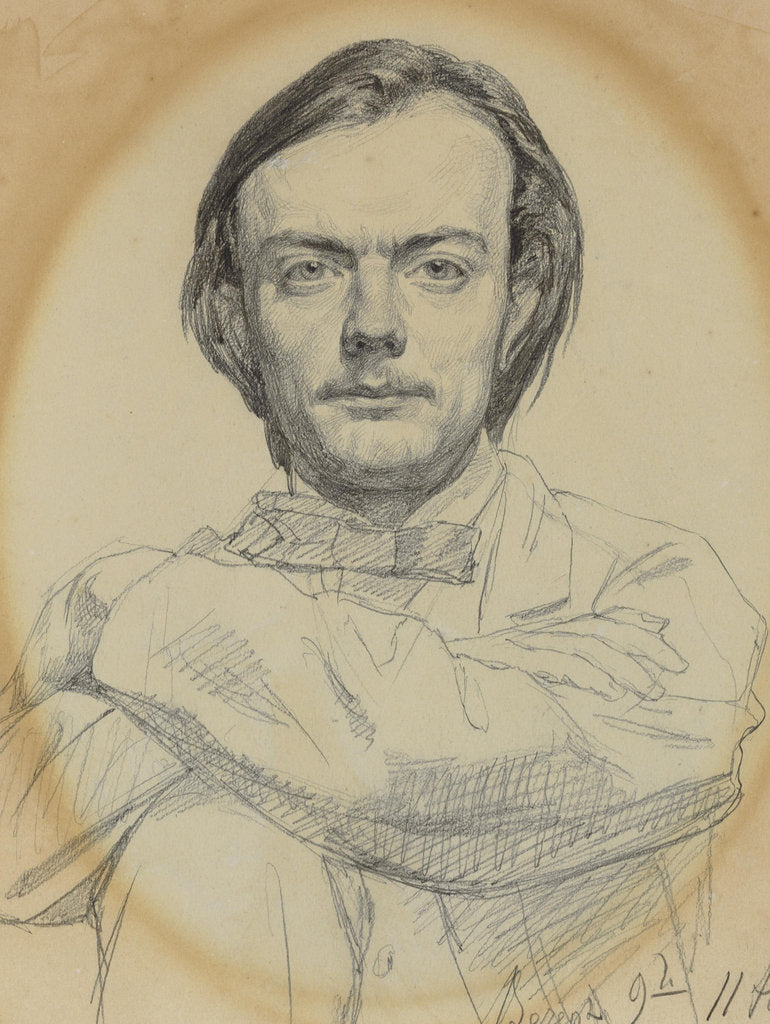 Detail of Portrait of Nikolai Murashko, 1866 by Anonymous