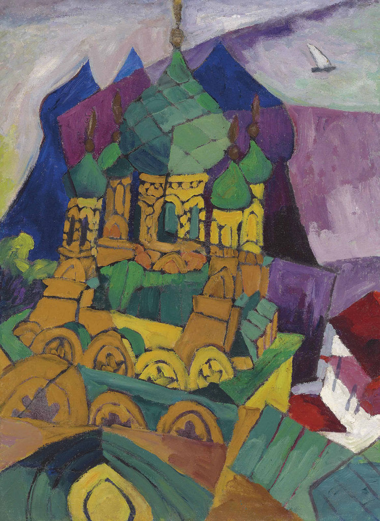 Detail of Church in Alupka, 1916 by Anonymous