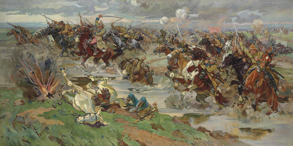 Detail of The Red Cavalry at Perekop, Early 1920s by Anonymous