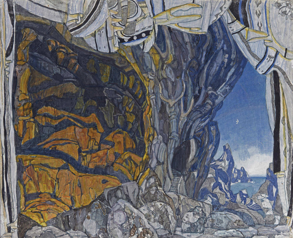 Detail of Set design for the opera Orfeo ed Euridice by Ch. Gluck, 1911 by Anonymous