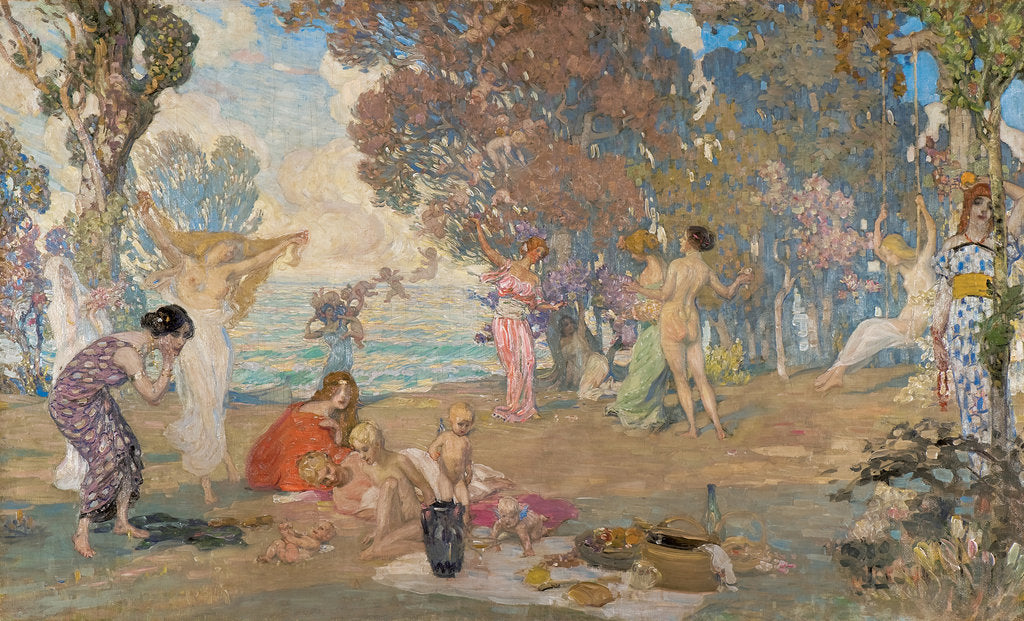 Detail of Arcadia, c. 1910 by Anonymous