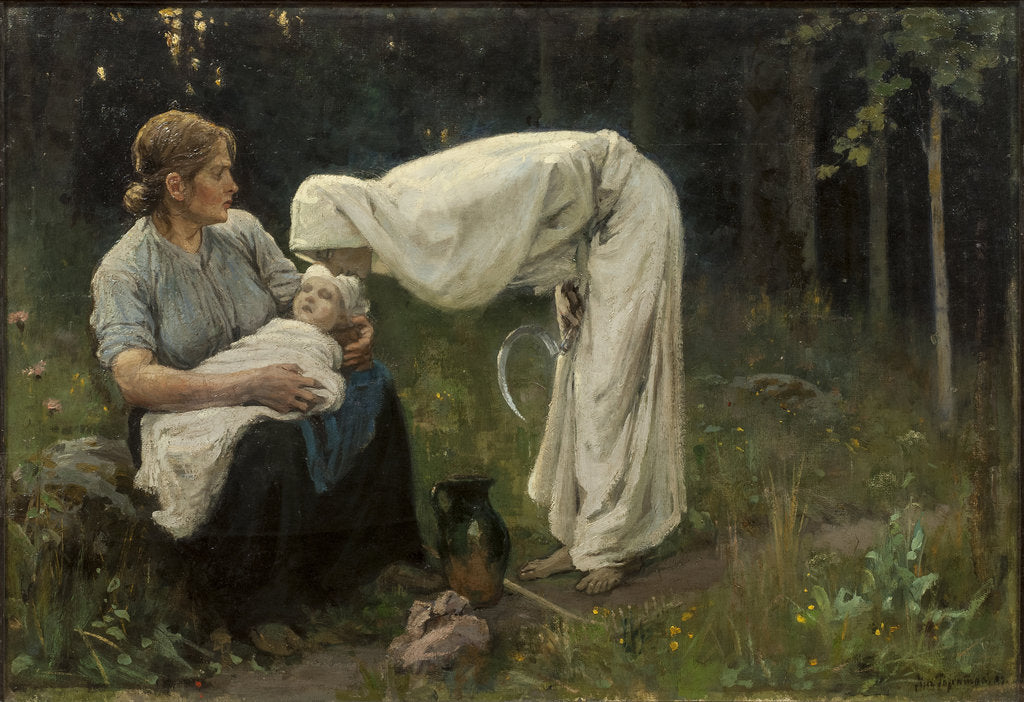 Detail of Death, 1897 by Anonymous