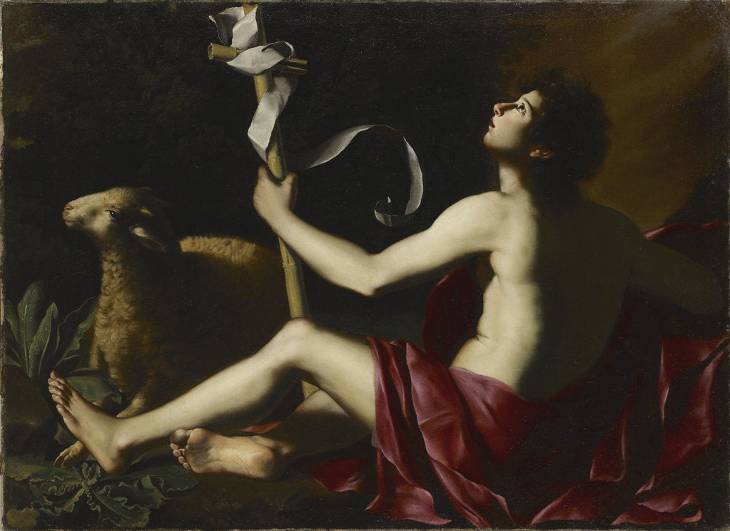 Detail of Saint John The Baptist, c. 1620-1630 by Anonymous