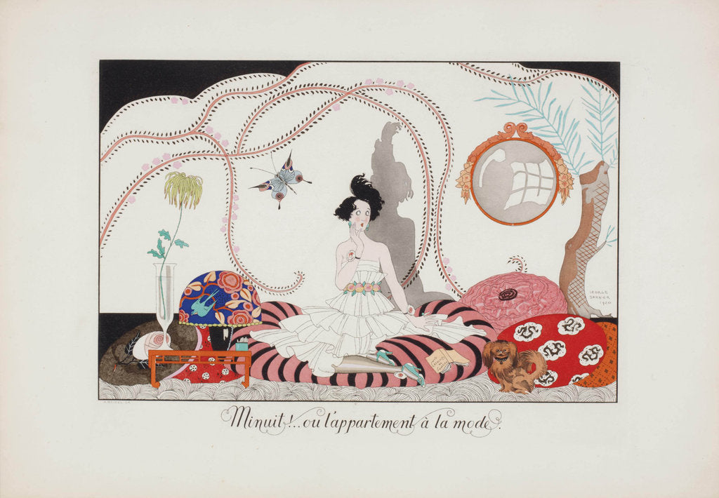 Detail of Le Bonheur du Jour ou Les Graces á la Mode, 1924 by Anonymous