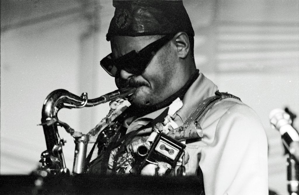 Detail of Roland Kirk by Brian O'Connor