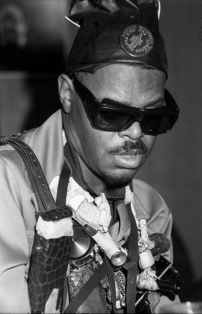 Detail of Roland Kirk by Brian O'Connor