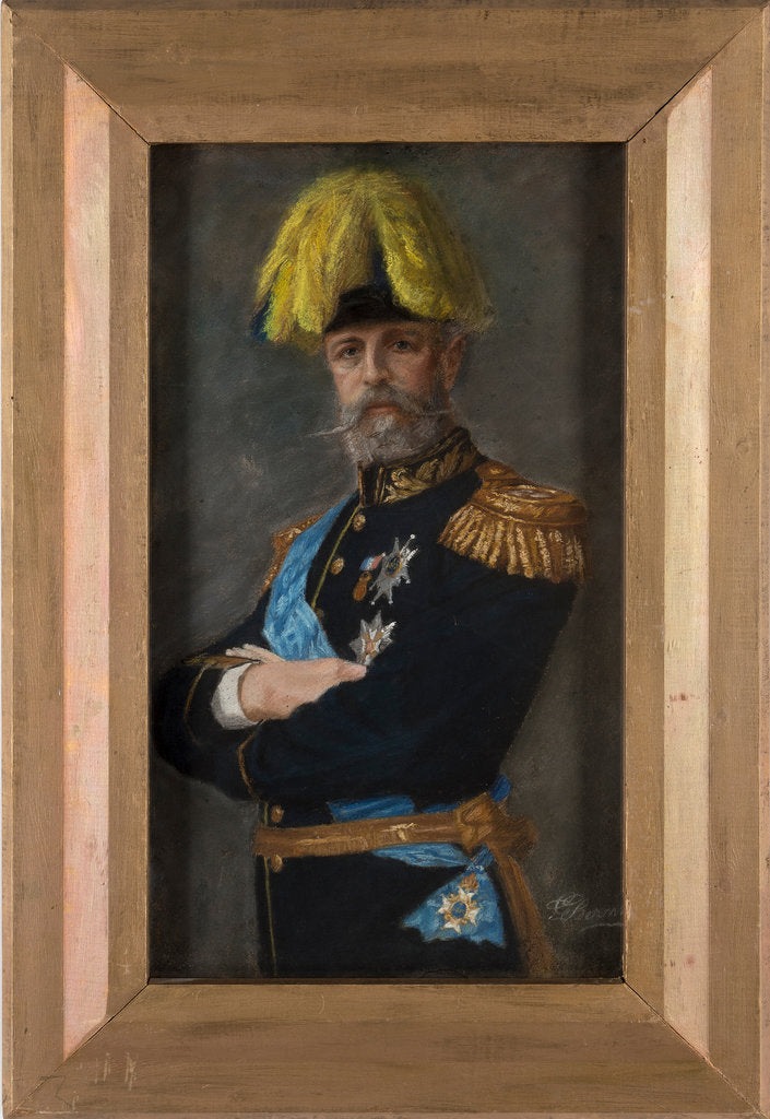Detail of Oscar II, King of Sweden by Anonymous