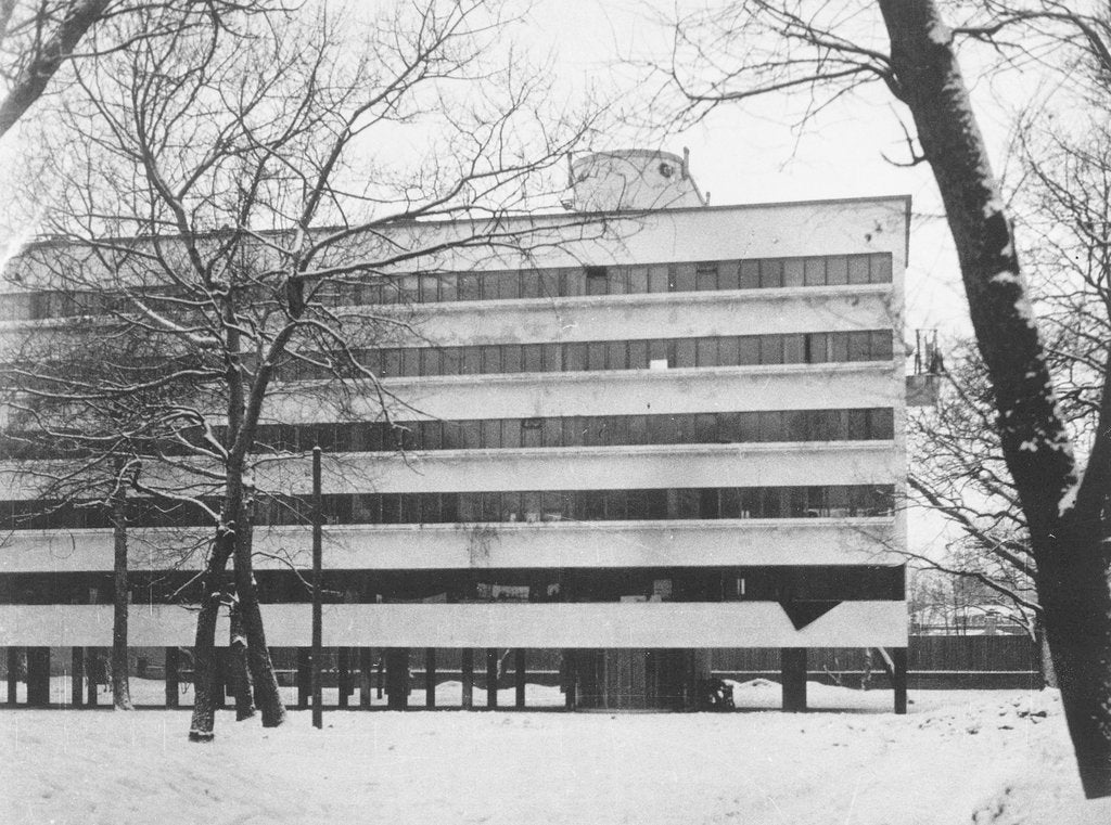 Detail of The Narkomfin Building in Moscow, 1928-1929 by Anonymous