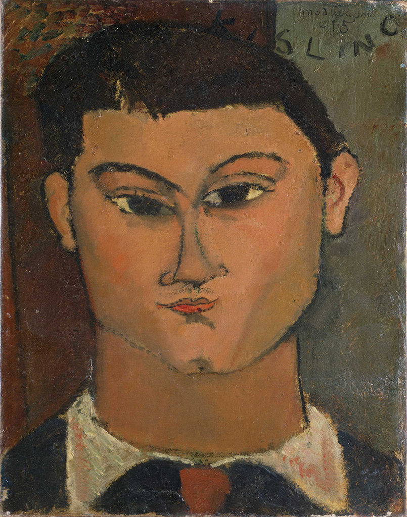 Detail of Portrait of the Painter Moise Kisling, 1915 by Anonymous