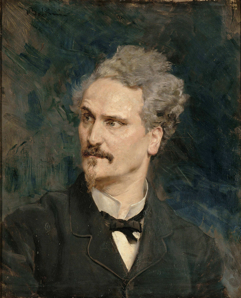 Detail of Portrait of Henri Rochefort, c. 1882 by Anonymous