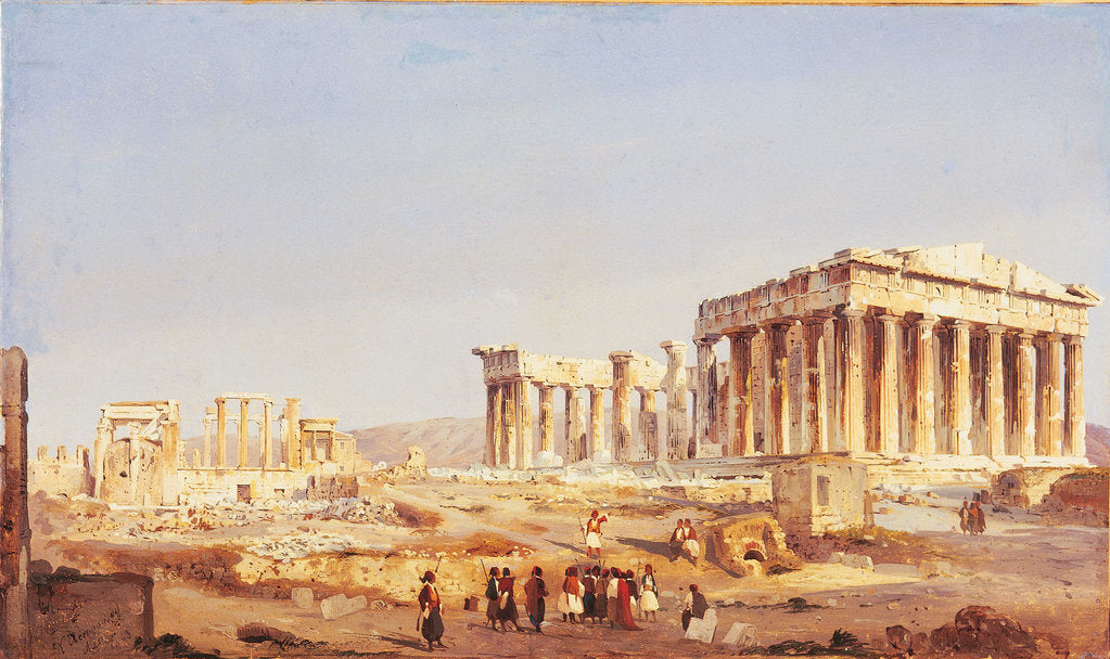 Detail of The Parthenon, 1843 by Anonymous