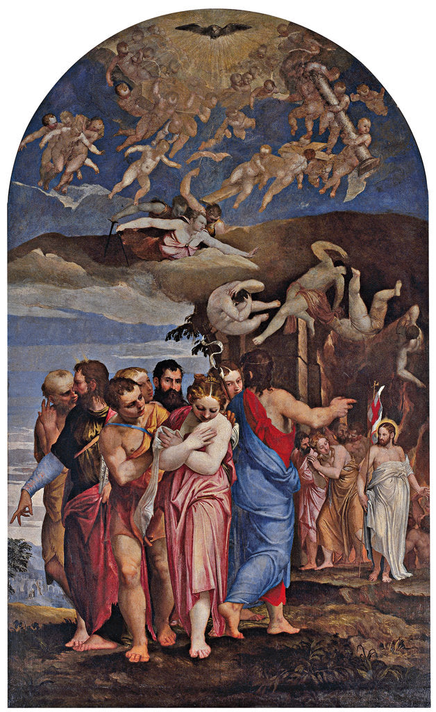 Detail of The Descent of Christ into Limbo and the Liberation of Souls in Purgatory by Anonymous