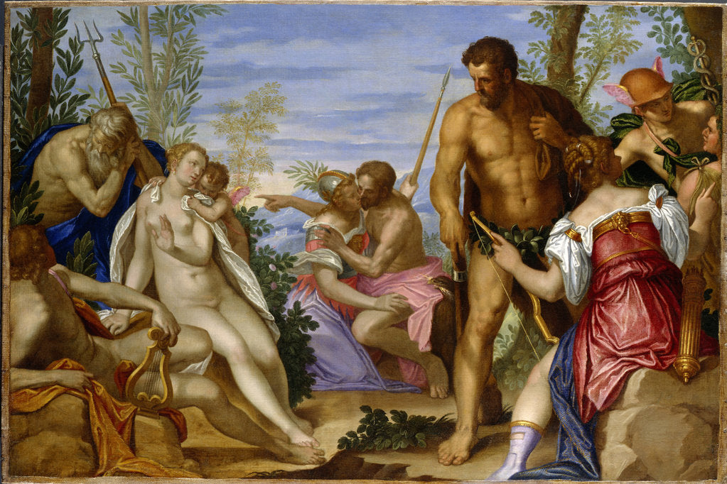 Detail of The Gods of Olympus by Anonymous