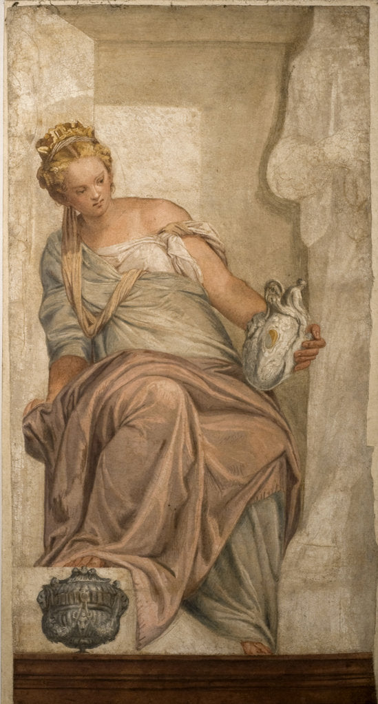 Detail of Prudence, 1551 by Anonymous