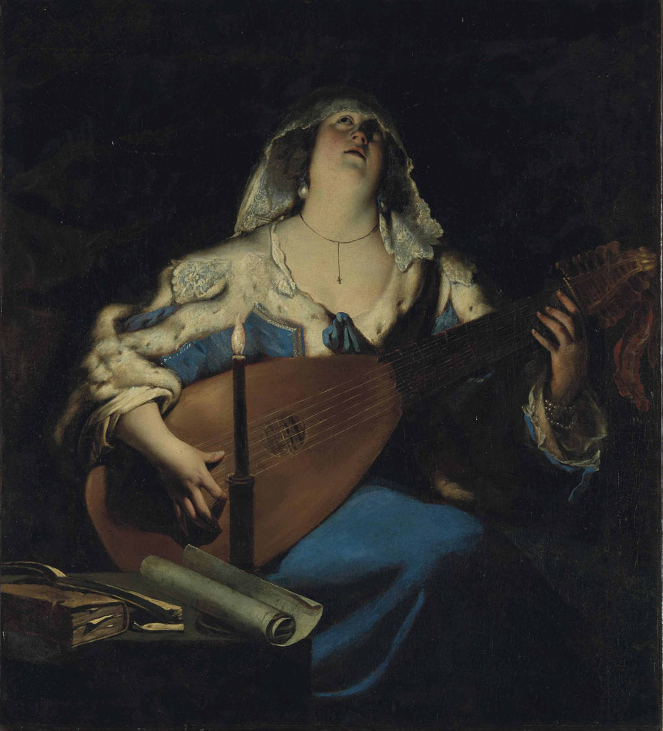 Detail of The Lute Player by Anonymous