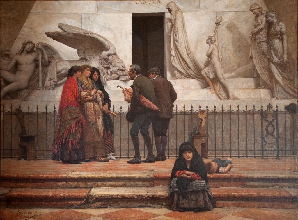 Detail of Canovas compatriots, 1884 by Anonymous