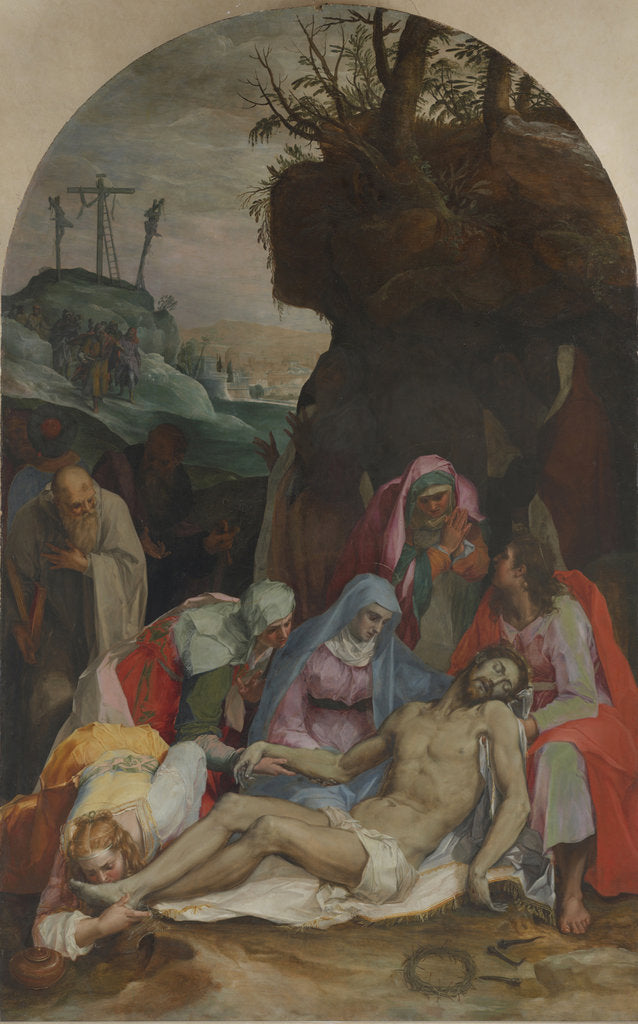 Detail of The Lamentation over Christ, before 1586 by Anonymous