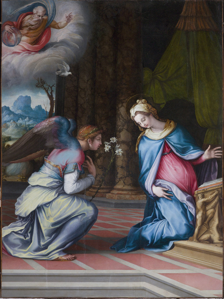 Detail of The Annunciation, ca 1534 by Anonymous