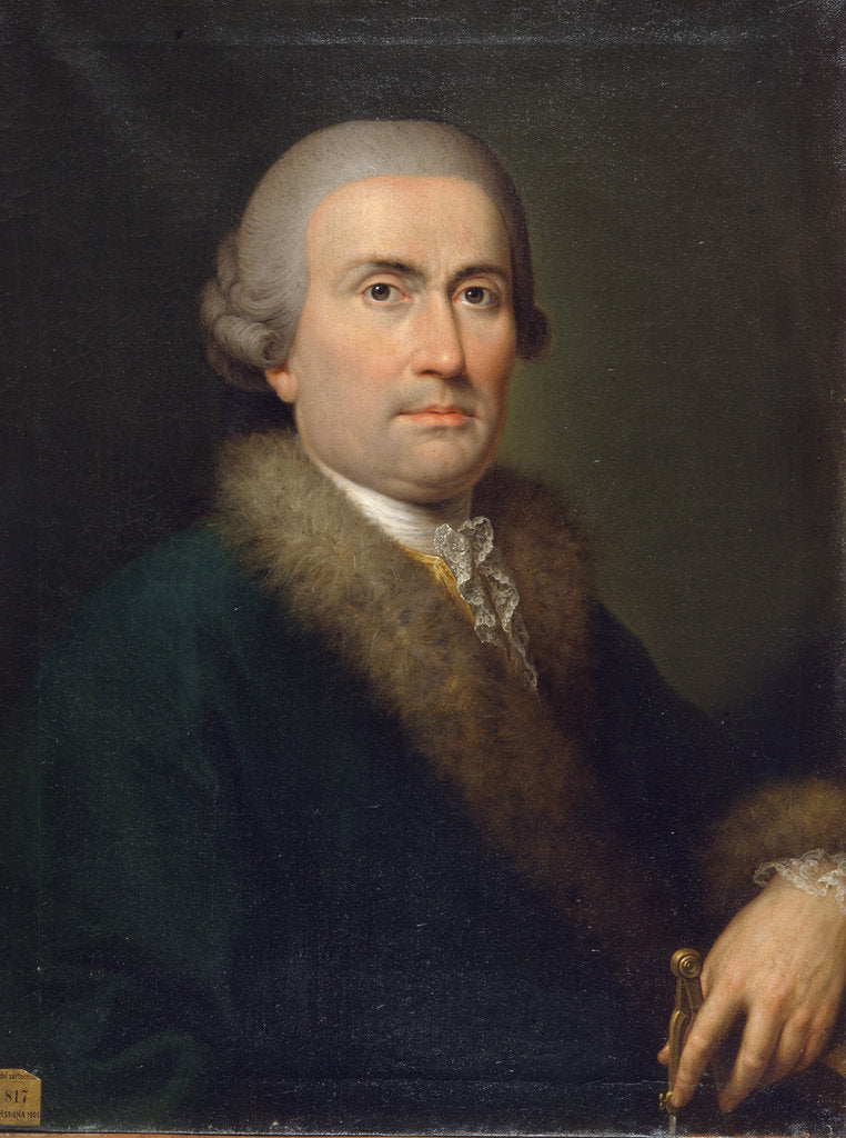 Detail of Portrait of the architect Giuseppe Piermarini, before 1804 by Anonymous