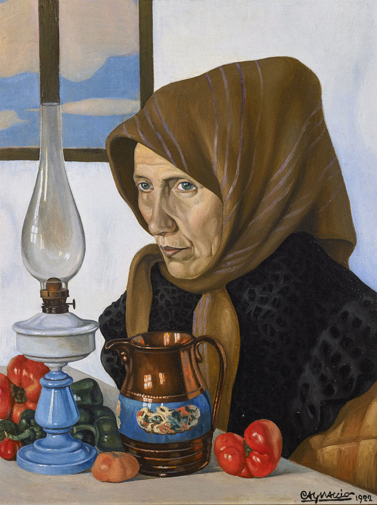 Detail of Portrait of Artists Mother, 1922 by Anonymous
