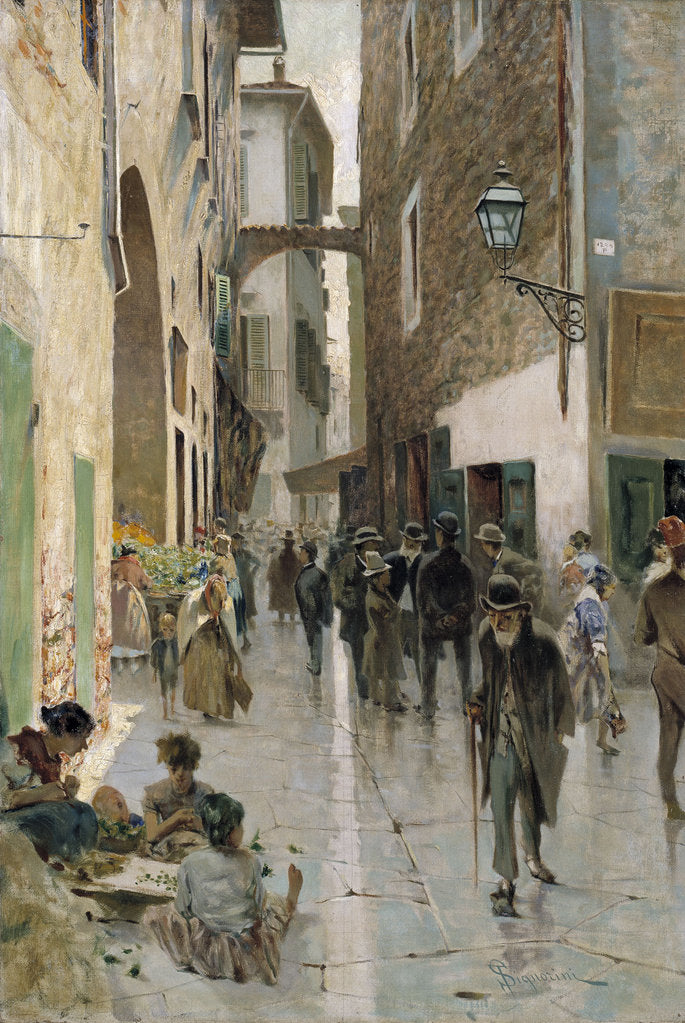 Detail of The ghetto of Florence by Anonymous