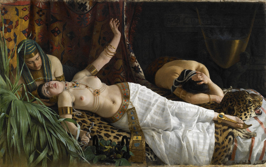 Detail of The Death of Cleopatra, ca 1878 by Anonymous