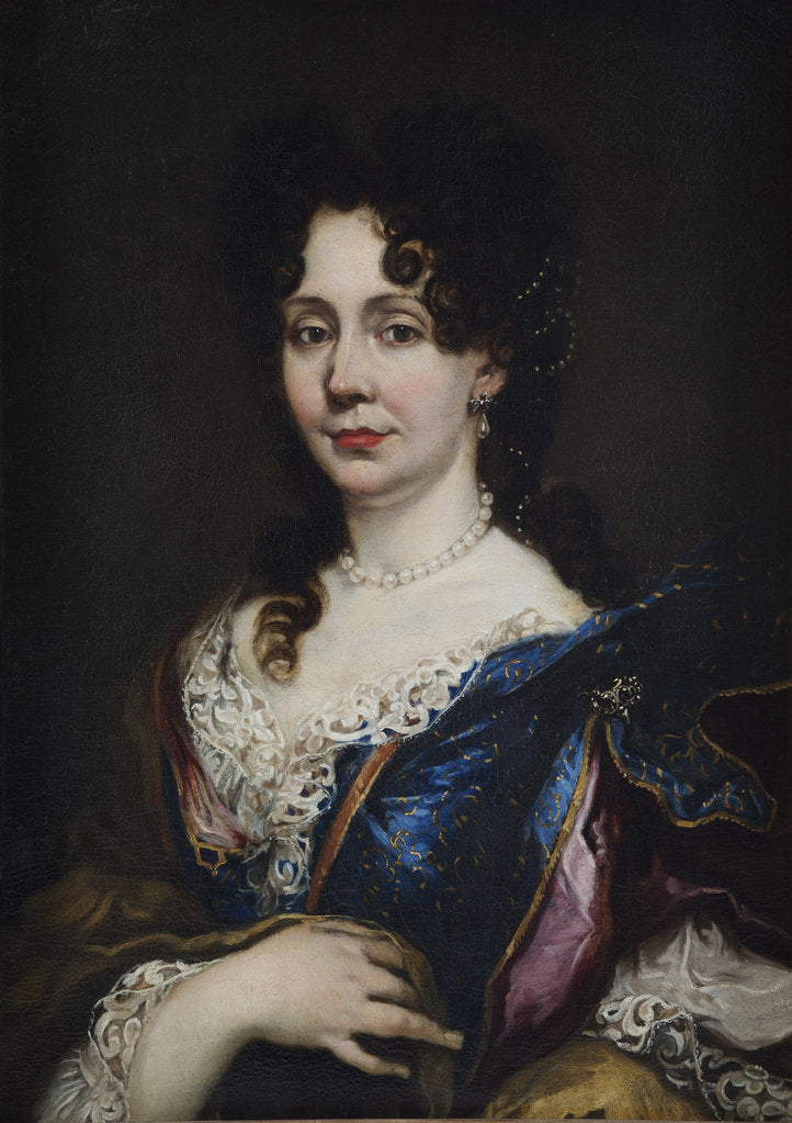 Detail of Portrait of a lady by Anonymous