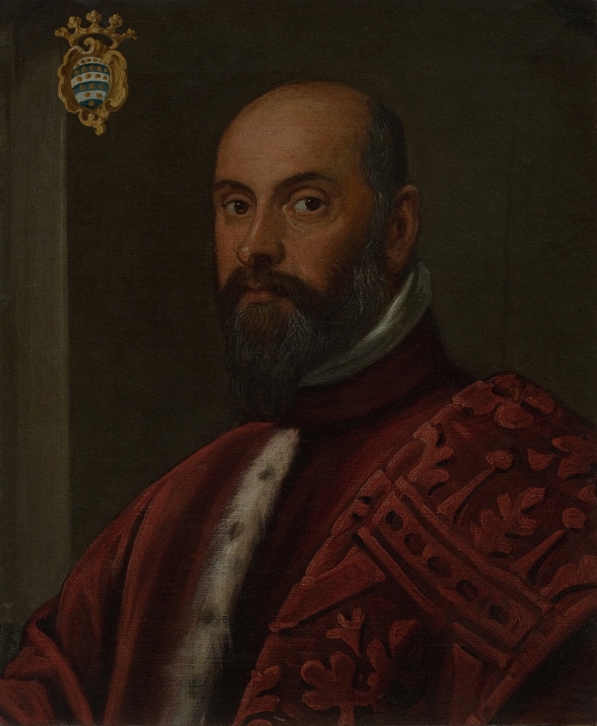 Detail of Ritratto di senatore di casa Michiel (Marino Michiel?) by Anonymous