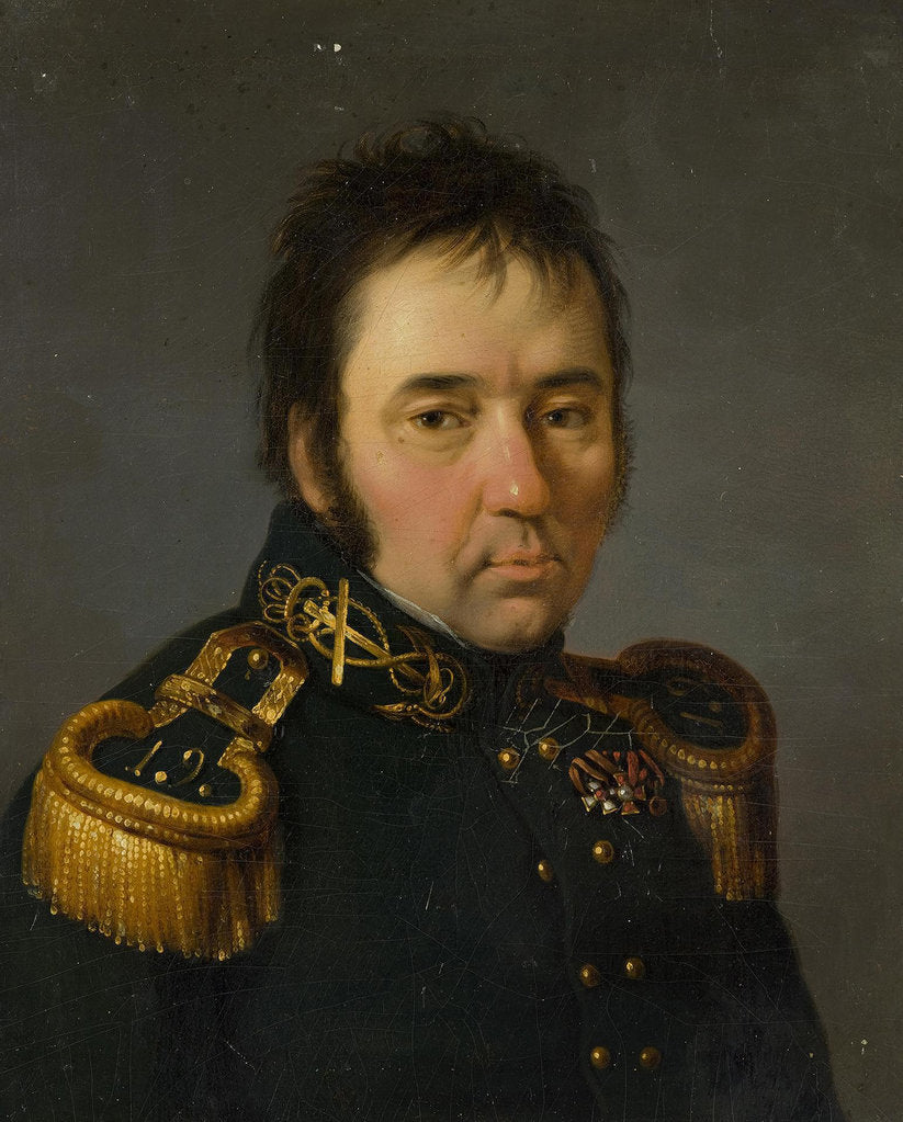 Detail of Portrait of Vasily Mikhailovich Golovnin, Mid of 1810s by Anonymous