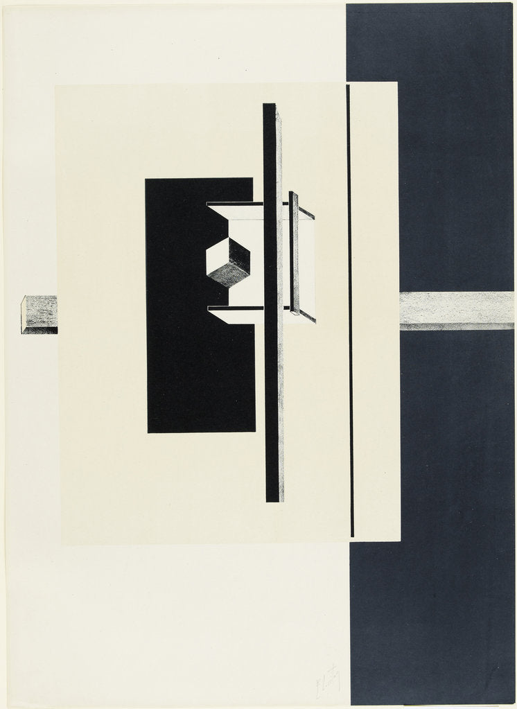 Detail of Proun. Kestner Portfolio, 1923 by Anonymous