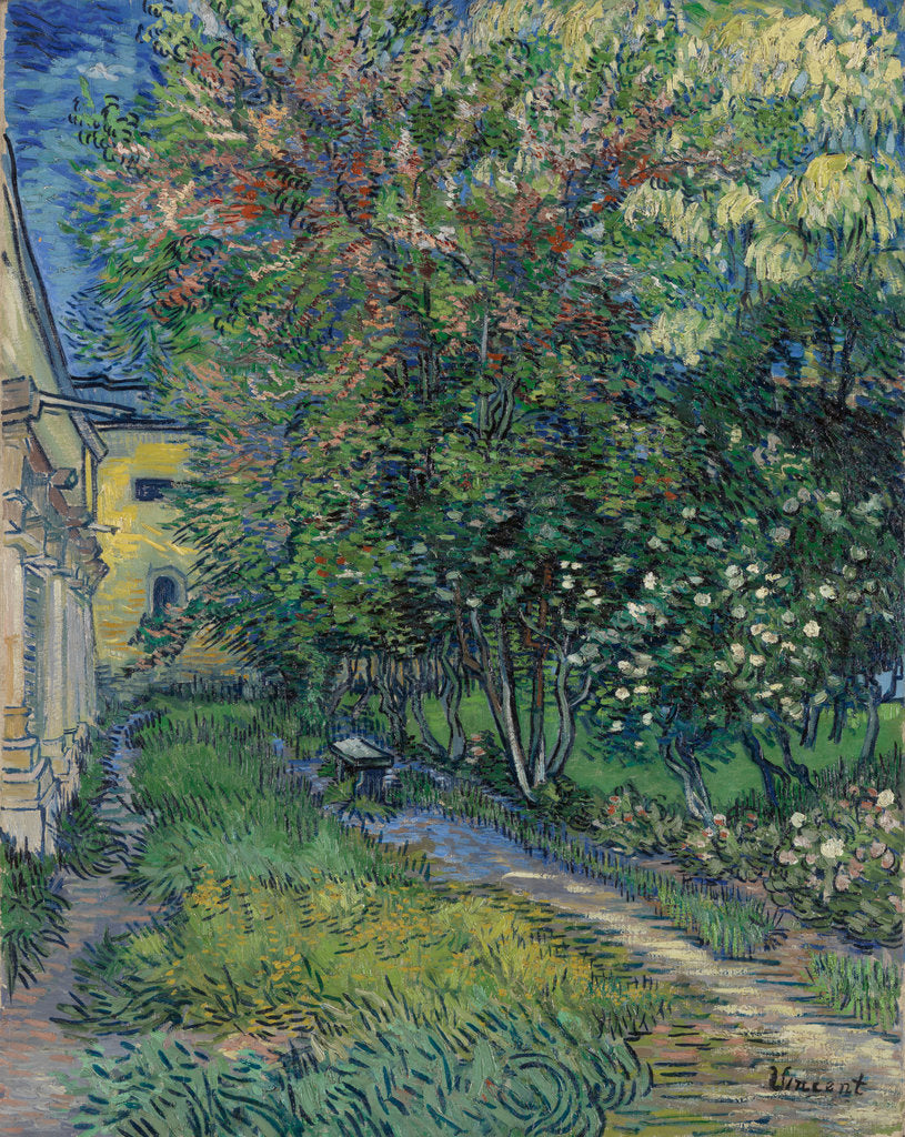 Detail of The garden at the asylum at Saint-Rémy, 1889 by Anonymous