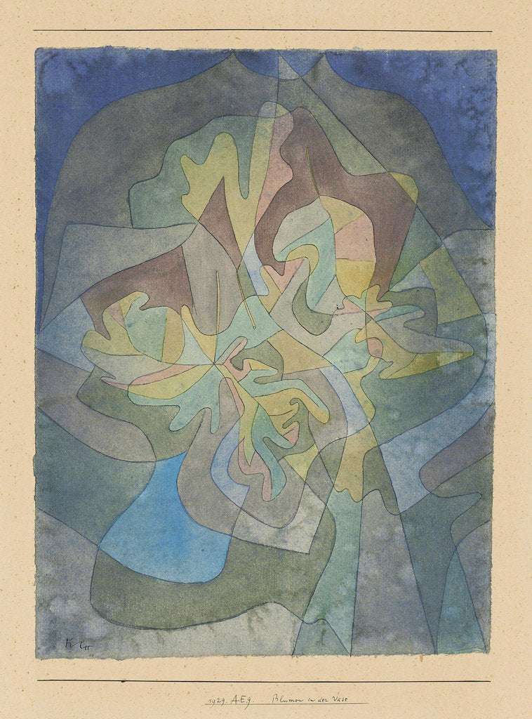 Detail of Blumen in der Vase (Flowers in the Vase), 1929 by Anonymous
