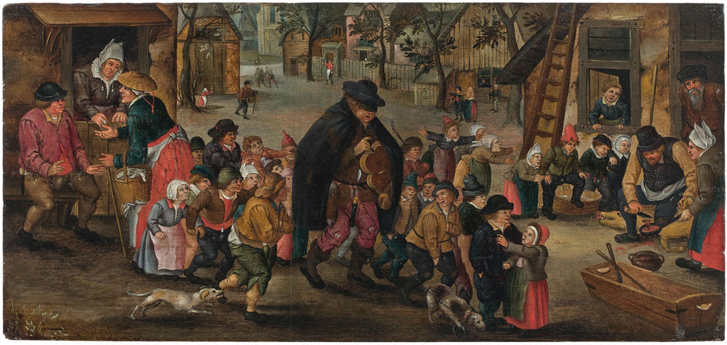 Detail of Blind Hurdy-Gurdy Player by Anonymous