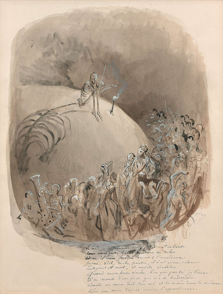 Detail of La Danse macabre (The Dance of Death) by Anonymous