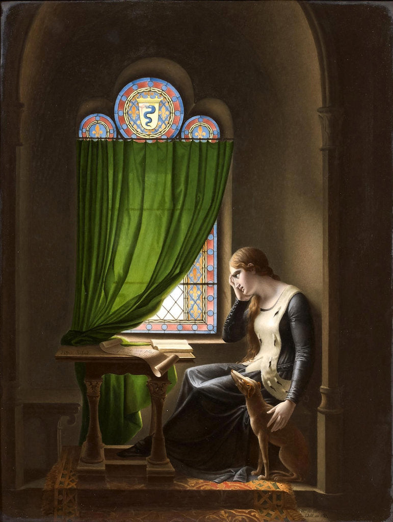Detail of Valentine of Milan Mourning her Husband, the Duke of Orléans (after Richard) by Anonymous