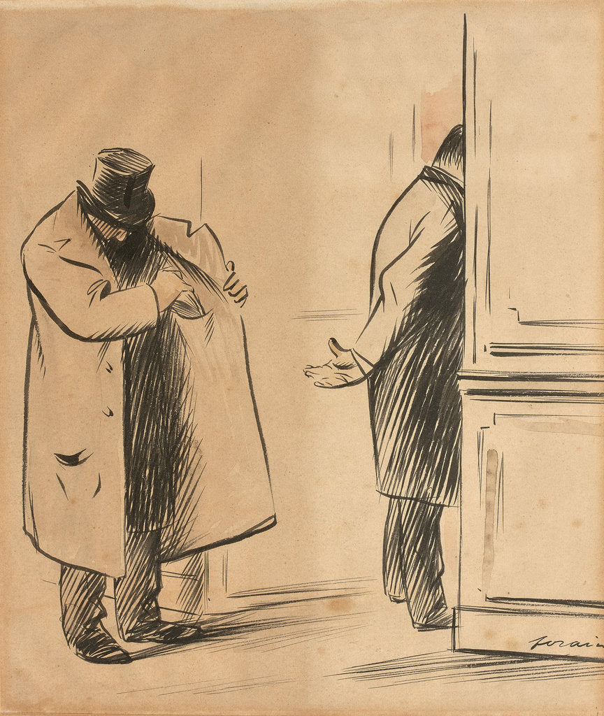 Detail of The bribe by Anonymous
