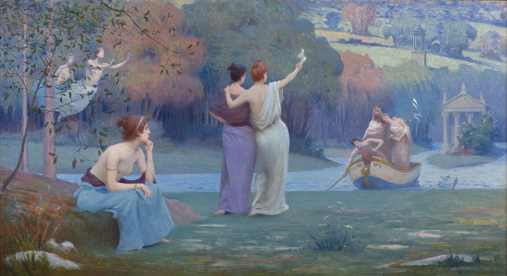 Detail of The return to Cythera, ca 1896 by Anonymous
