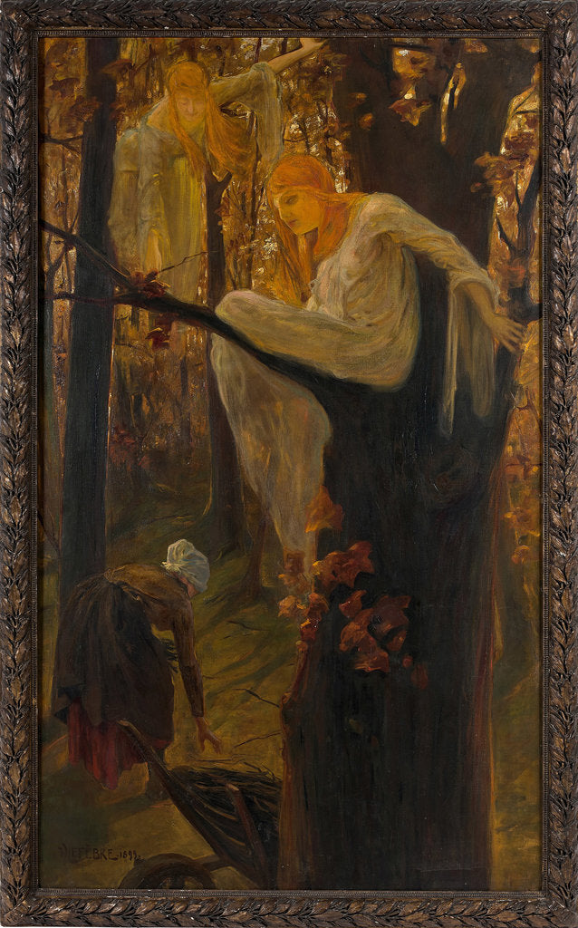Detail of Herbstweben, 1899 by Anonymous