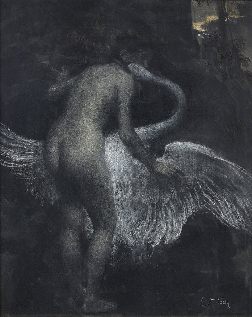 Detail of Leda and the Swan by Anonymous